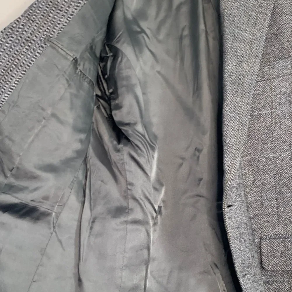 Brooks Brothers houndstooth Gray Men's Blazer